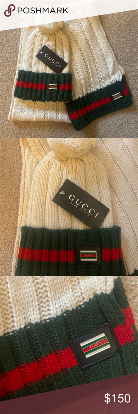 gucci bonet|Gucci winter hats and scarves.